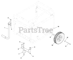 Brute 030687-00 - Brute 6,500 Watt Portable Generator Wheel Kit (80020083)