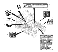Ariens 992312 (PM 144 Z) - Ariens Pro-Master 44" Zero-Turn Mower, 21hp Kawasaki (SN: 001000 & Above) Decals