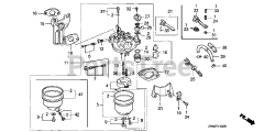 Honda GX160 K1 QX (GC02) - Honda Engine, Made in Japan (SN: GC02-2000001 - GC02-8669999) CARBURETOR (3)