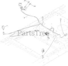Toro 74741 (SS 5425) - Toro 54" TimeCutter Zero-Turn Mower (SN: 316000001 - 316999999) (2016) Fuse and Wire Harness Assembly