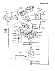 Kawasaki FB460V-GS07 - Kawasaki Engine CARBURETOR