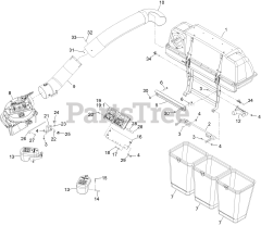 Exmark 146-4983 - Exmark Ultravac 3 Bag Collection System (SN: 417930746 & Above) (Rev A) (2025)
