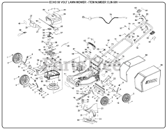 Echo CLM-58V (107944001) (107944101) - Echo Lawn Mower, 58V Battery, Revision 14 (2021-04)