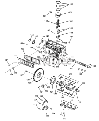Milbank 076540-01 - Milbank 35kW Liquid Cooled Home Standby Generator Engine Service Parts - Cylinder Block (80014155)