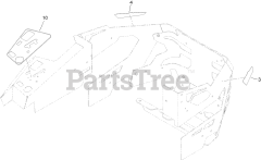Toro 74054 (4000) - Toro 60" Z Master Zero-Turn Mower (SN: 418030240 - 418290391) Decal Assembly