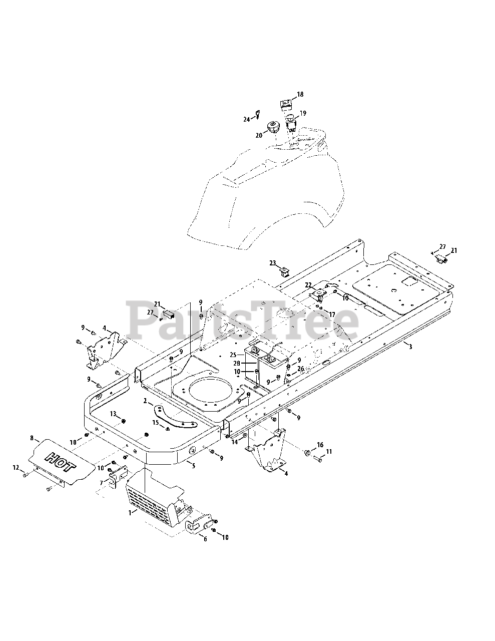 Cub Cadet RZTS50 (17WF2BDP010) Cub Cadet 50" RZT ZeroTurn Mower