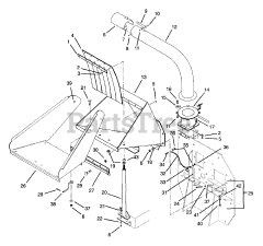 Gravely 993025 - Gravely PTO Chipper (SN: 000101 & Above)