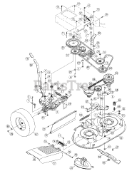 Craftsman 247.889330 (12A-764M799) - Craftsman Walk-Behind Mower (2007) (Sears)
