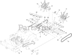 Toro 39514 - Toro 24" Stand-On Aerator (SN: 415300000 - 416399999) Tine Assembly