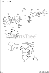 Subaru Robin EX210LD2012 (EX21) - Subaru Robin Engine 300 Intake &amp; Exhaust