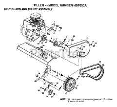 Weed Eater HD F550 A - Weed Eater Front-Tine Tiller (1995)