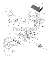 MTD OEM-190-601 - MTD Twin Bagger Assembly (2001)