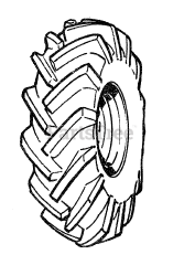 Simplicity 990719 - Simplicity Agricultural Wheel and Tire