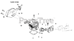 Shindaiwa 377 - Shindaiwa Chainsaw Cylinder, Muffler