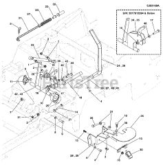 Ferris IS 700Z (5901225) - Ferris IS700Z Series 61" Zero-Turn Mower, 24hp Kawasaki, Side-Discharge Motion Control Group - Handles &amp; Dampeners