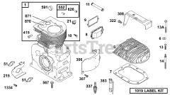 Briggs & Stratton 32K437-0112-01 - Briggs & Stratton Horizontal Engine