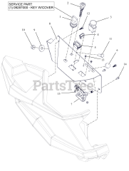 Gravely 991274 (ZT HD 48) - Gravely 48" Zero-Turn Mower, Kohler 7000 Pro (SN: 095000 & Above)