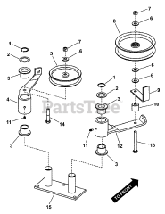 Snapper SPA 611 (84624) - Snapper 61" Pro Mower Deck Assembly