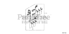Honda BF250 A XXCA (BBJJ) - Honda Marine Engine, Made in Japan (SN: BBJJ-8000001 - BBJJ-9999999) PANEL INDICATOR CABLE SET