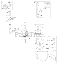 Briggs & Stratton 407577-0392-E1 - Briggs & Stratton Vertical Engine Camshaft, Crankshaft, Gasket Set-Engine, Lubrication, Pistons, Rings, Connecting Rod