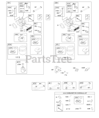 Briggs & Stratton 21R602-0014-H1 - Briggs & Stratton Vertical Engine Carburetor, Fuel Supply, Kit - Carburetor Overhaul