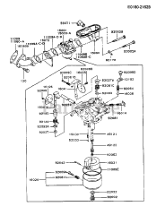 Kawasaki FB460V-DS12 - Kawasaki Engine CARBURETOR