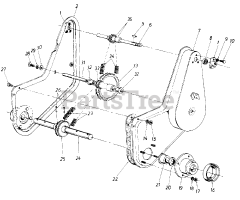 White Outdoor 196-766-000 - White Outdoor 8hp Tiller Attachment (1986)