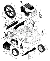 Murray 20515x8A - Murray 20" Walk-Behind Mower (1999) Mower Housing Assembly