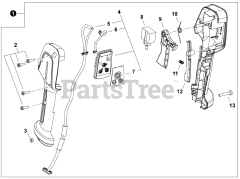 Echo DSRM-2600 U - Echo Battery Electric Brush Cutter (SN: U56500001001 - U56500999999)