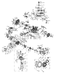 Cub Cadet 165-SUB - Cub Cadet Engine (2010 & After) Engine Assembly 165-SUB 2010 &amp; After