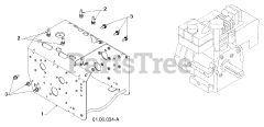 Poulan Pro PR 14527 ES (961980047-04) - Poulan Pro Snow Thrower (2012-08) CHASSIS ENGINE PULLEYS