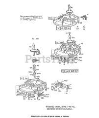 Briggs & Stratton 92902-3222-01 - Briggs & Stratton Vertical Engine (3) Sump Bases