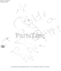 Kohler PCV680-3000 - Kohler Command PRO EFI Propane Engine, Basic Version, 22hp, 16.4kW 11 Exhaust