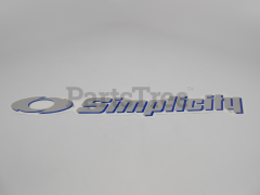 Simplicity 153166 Brand Decal, Simplicity Silver - image 4