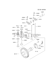 Kawasaki FE290D-AS13 - Kawasaki Engine VALVE/CAMSHAFT