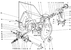 Toro 38056 (521) - Toro 21" Snow Thrower (SN: 006000001 - 006999999) (1986)