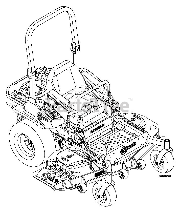 Exmark LZX801GKA60600 - Exmark 60