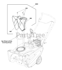 Simplicity 1022 (1697143-00) - Simplicity 22" Snow Thrower, 9.5hp