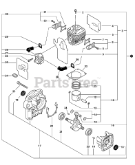 Echo PB-500 T - Echo Backpack Blower (SN: P31212001001 - P31212999999)