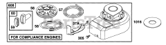 Briggs & Stratton 95902-0122-01 - Briggs & Stratton Vertical Engine Blower Hsg, Rewind