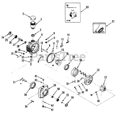 Toro R1-24OE02 (724-Z) - Toro Garden Tractor (SN: 010000001 - 019999999) (1991) Hydrostatic Transmission
