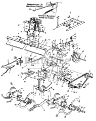 White Outdoor 190-766-000 - White Outdoor Tiller Attachment (1997)