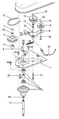 Troy-Bilt 52051 - Troy-Bilt Walk-Behind Trimmer, 4hp, Std Spindle Plate Assembly