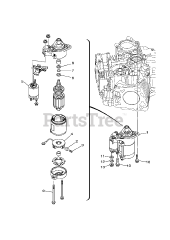 Gravely 08201220 - Gravely MX825v EFI Engine Starting Motor