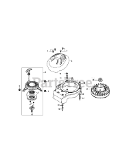 MTD 2P70M0C - MTD Engine 2P70M0C Flywheel &amp; Shroud