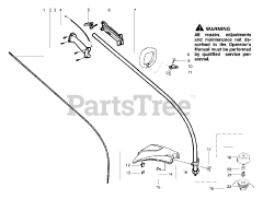 Weed Eater FL 25 - Weed Eater Featherlite String Trimmer, Type 2 Handle &amp; Shaft Assembly