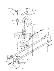 Snapper 38LTST1 (7080560) - Snapper 38" Snow Thrower Attachment Support Structure Assembly