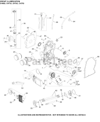 Kohler CH742-3000 - Kohler Command PRO Engine, Basic Version, 25hp, 747cc 03 Lubrication