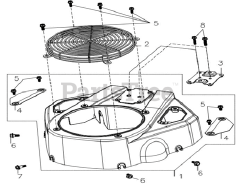 Gravely 08201340 - Gravely 764 Replacement Engine with Canister Air Filter