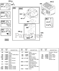 Briggs & Stratton 235437-0284-E1 - Briggs & Stratton Horizontal Engine Exhaust System